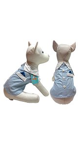 Camisa Passeio com Gola Lenço para Cachorros