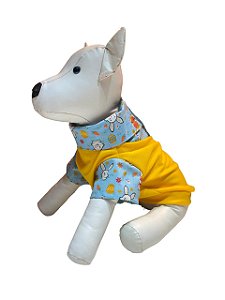 Camisa Suetér Pet Estampa Coelhinho Para Cachorros
