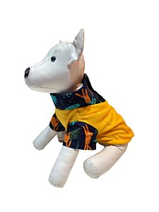Camisa Suetér Pet Estampa Oncinha Para Cachorros