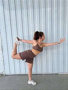 Shorts Saia Brisa - Nude