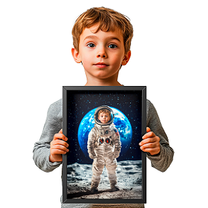 Quadro Aventura na Lua