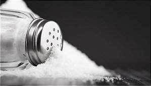 Sal refinado no Saleiro