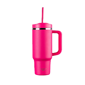 COPO KING PINK C/ CANUDO 800ML FASTER
