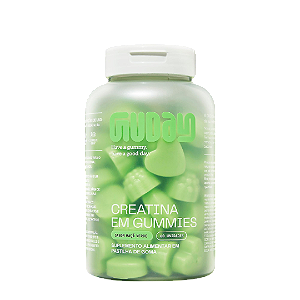 CREATINA EM GUMMIES GUDAY 60 UND SABOR MAÇA VERDE