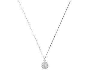 COLAR PRATA PINGENTE CONCHA 45CM