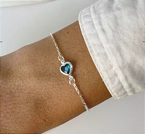 PULSEIRA CORAÇÃO AZUL M2
