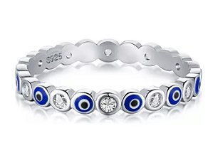 ANEL OLHO GREGO E ZIRCÔNIAS