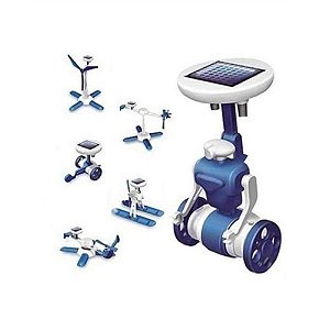 Kit Robô Solar 6 em 1 Helicóptero e Dinossauro (2895)