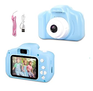 Câmera E Filmadora Digital Infantil Recarregável Com Entrada SD (CAMINFANTIL)