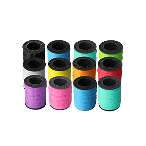 Kit Linha de Nylon para pipa 200 Jardas - 12 Carreteis Sortidos