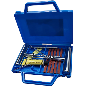 Kit Remendo Metal Reparo + Maleta Macarrão Pneu Carro Moto INNOVI CRAFT
