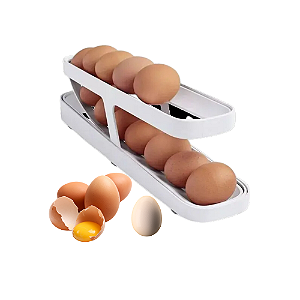 Suporte de Ovo Geladeira Bandeja Rolante Organizadora INNOVI CRAFT