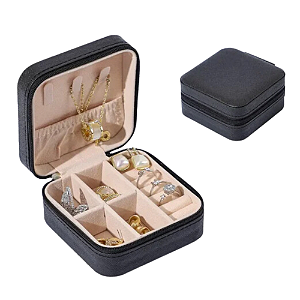 Mini porta jóias com ziper viagens diversas cores INNOVI CRAFT