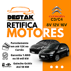 Retifica Motor C3 C4 8V 12V 16V