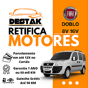 Retifica Motor Doblo 1.3 1.4 1.6 1.8 8V 16V