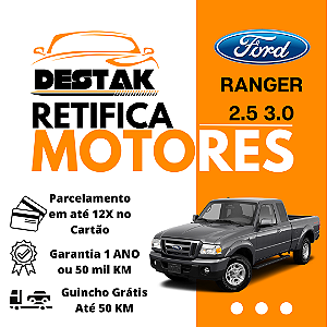 Retifica do Motor Ranger 2.5 3.0