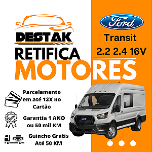 Retifica Motor Transit 2.2 2.4 16V