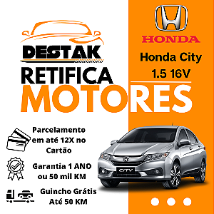 Retifica Motor Honda City 1.5 16V