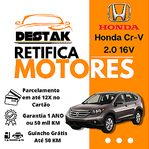 Retifica Motor Honda Cr-V 2.0 16V