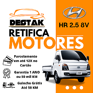 Retifica do Motor HR 2.5 8V 2010/2012