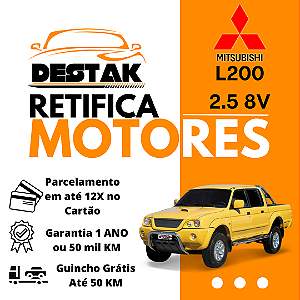 Retifica do Motor L200 2.5 8V