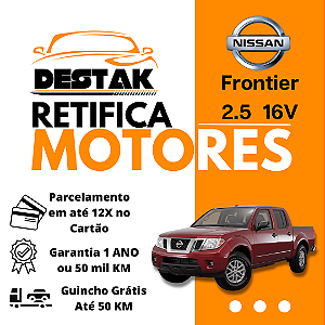 Retifica Motor Frontier 2.5 2.8 16V