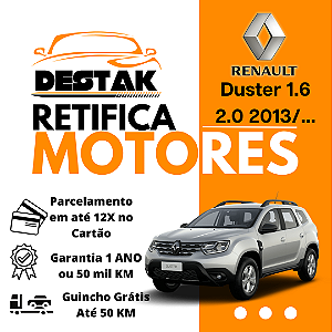 Retifica Motor Duster 1.6 2.0 2013/...