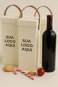 10 UNI CAIXA PARA VINHOS CARTONADA