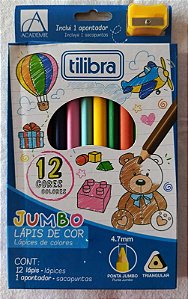 Lápis de cor Jumbo Tilibra