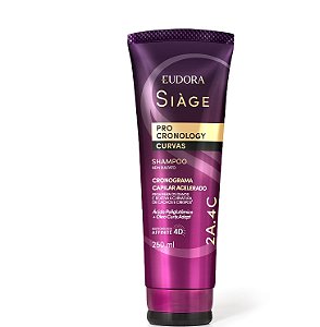 Shampoo Siàge Pro Cronology Curvas Eudora 250ml