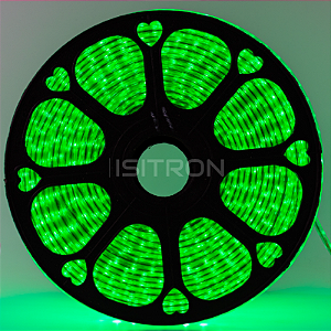 Mangueira Led 100 Metros Verde IP67 5050 Chata