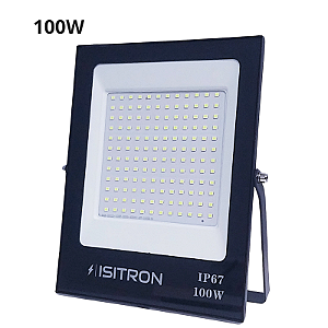 Refletor LED 100W SLIM IP67 Branco Frio