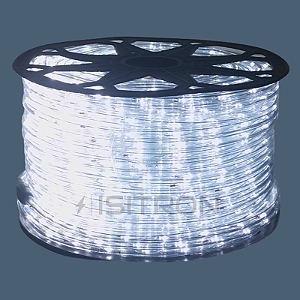 Mangueira Led Redonda 100 Metros Branco Frio IP67 - Ø 11mm