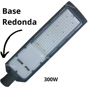 Luminária Led 300W Smd  Base Redonda uso geral