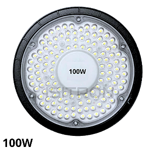 Luminária de Led UFO 100W high bay Industrial Smd