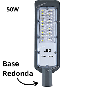 Luminária Led 50W Smd Base Redonda uso geral