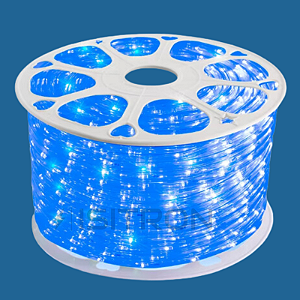 Mangueira Led Redonda 100 Metros Azul IP67 - Ø 11mm