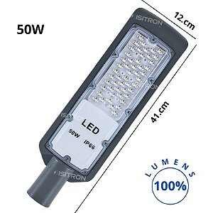 Luminária 50W Fator 100% Led SMD IP66 Base Redonda uso geral