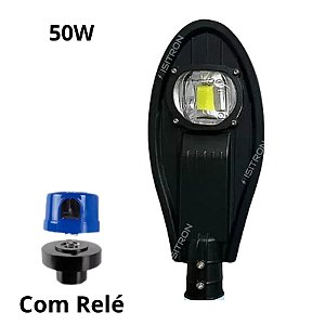 Luminária 50W Com Relé Fotocélula Pétala Led Cob uso geral