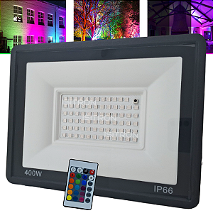 Refletor LED 400W RGB IP66 Com Memoria