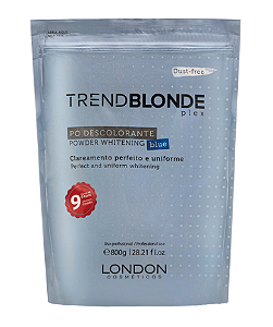 PÓ DESCOLORANTE TREND BLONDE PLEX BLUE 800gr LONDON COSMÉTICOS