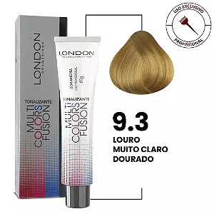 Tonalizante Multi Colors Fusion 9.3 Louro Muito Claro Dourado 60g | London Cosméticos