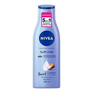 Hidratante Desodorante Corporal Nivea Soft Milk 200ml
