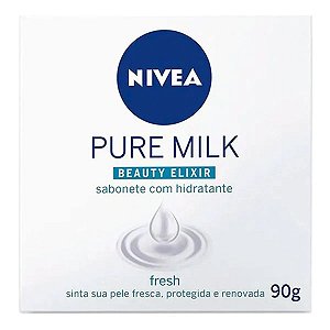 Sabonete em Barra Nívea Pure Milk Fresh 90g