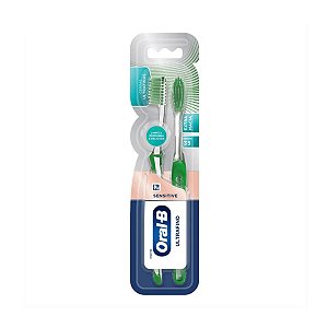 Escova Dental Oral-B Pró Saúde Ultrafino 2 Unidades
