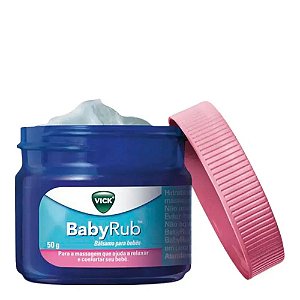 Pomada Calmante para Bebês Vick BabyRub 50g