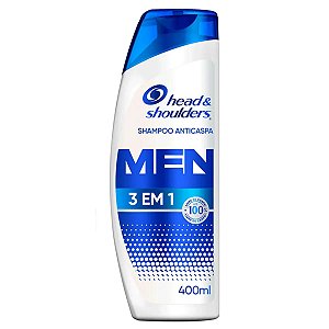 Shampoo De Cuidados Com A Raíz Head & Shoulders Men 3 Em 1 400ml