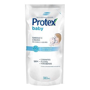 Sabonete Líquido Infantil Protex Baby Delicate Care 380ml Refil