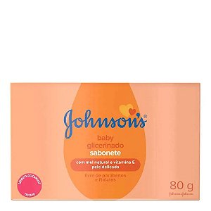 Sabonete em Barra Johnson s Baby Glicerinado 80g