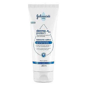 Hidratante Corporal Infantil Johnson s Baby Derma Protect Sem Fragrância 200ml